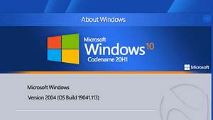 Windows 10 version 2004