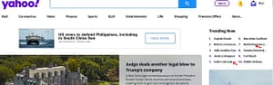 yahoo trends