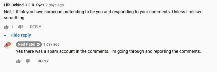 Bad commenting by bot